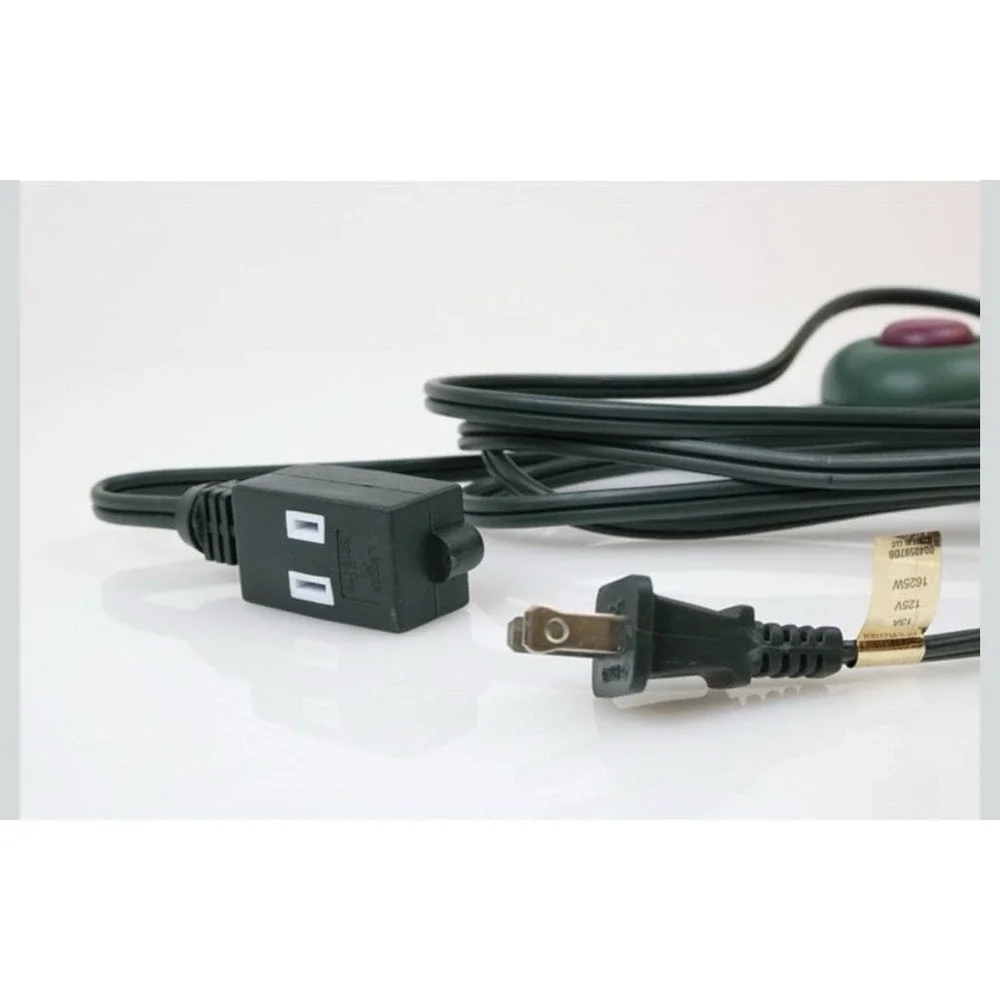 NEW Indoor 9Ft Extension Cord W/On/Off Foot Switch Christmas Tree Switch 2-Prong